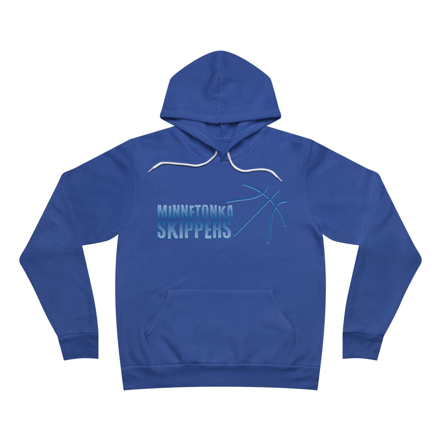 Minnetonka Basketball Outline Unisex Sponge Fleece Pullover Hoodie