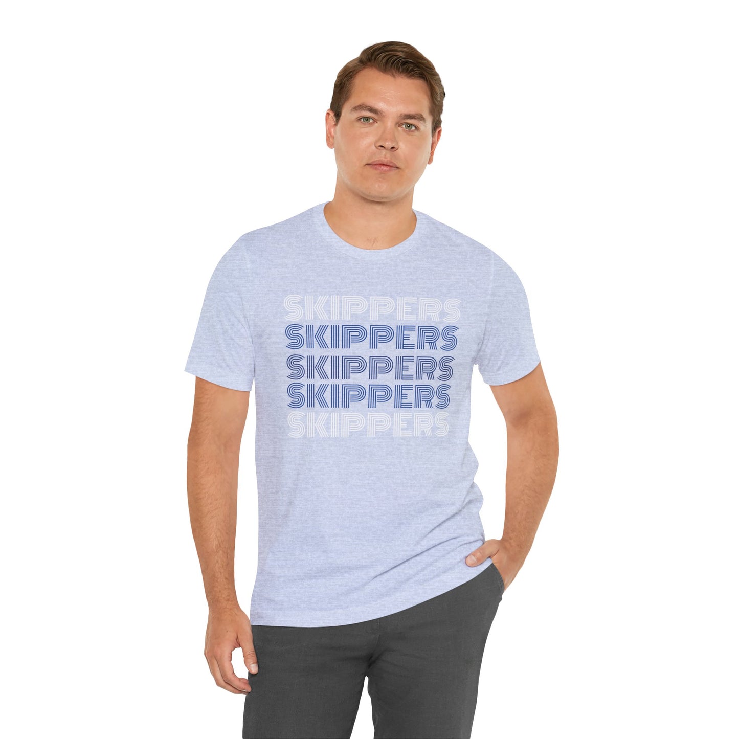 Skippers 5x Line Unisex Jersey Short Sleeve Tee - Multiple Colors