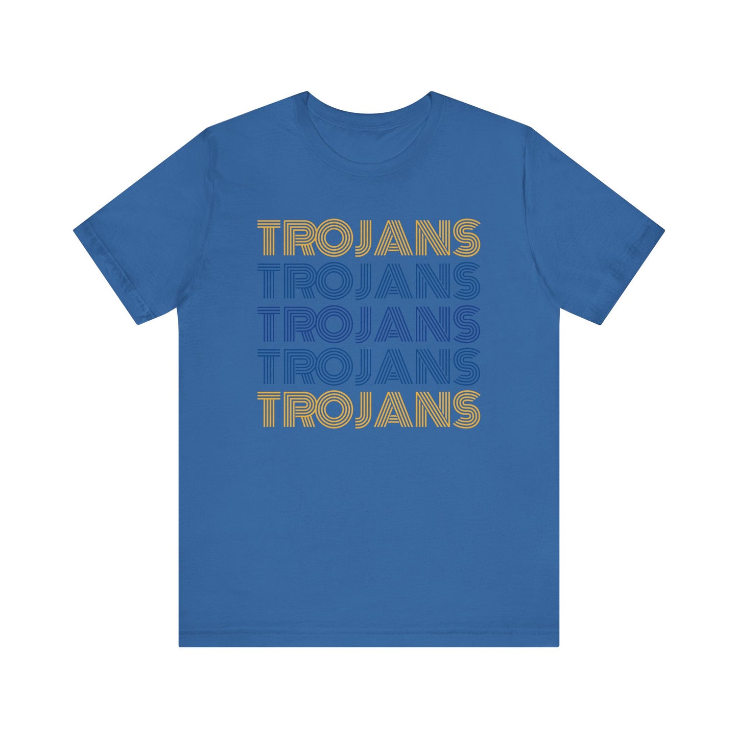 Trojans 5x Line Unisex Jersey Short Sleeve Tee - Multiple Colors