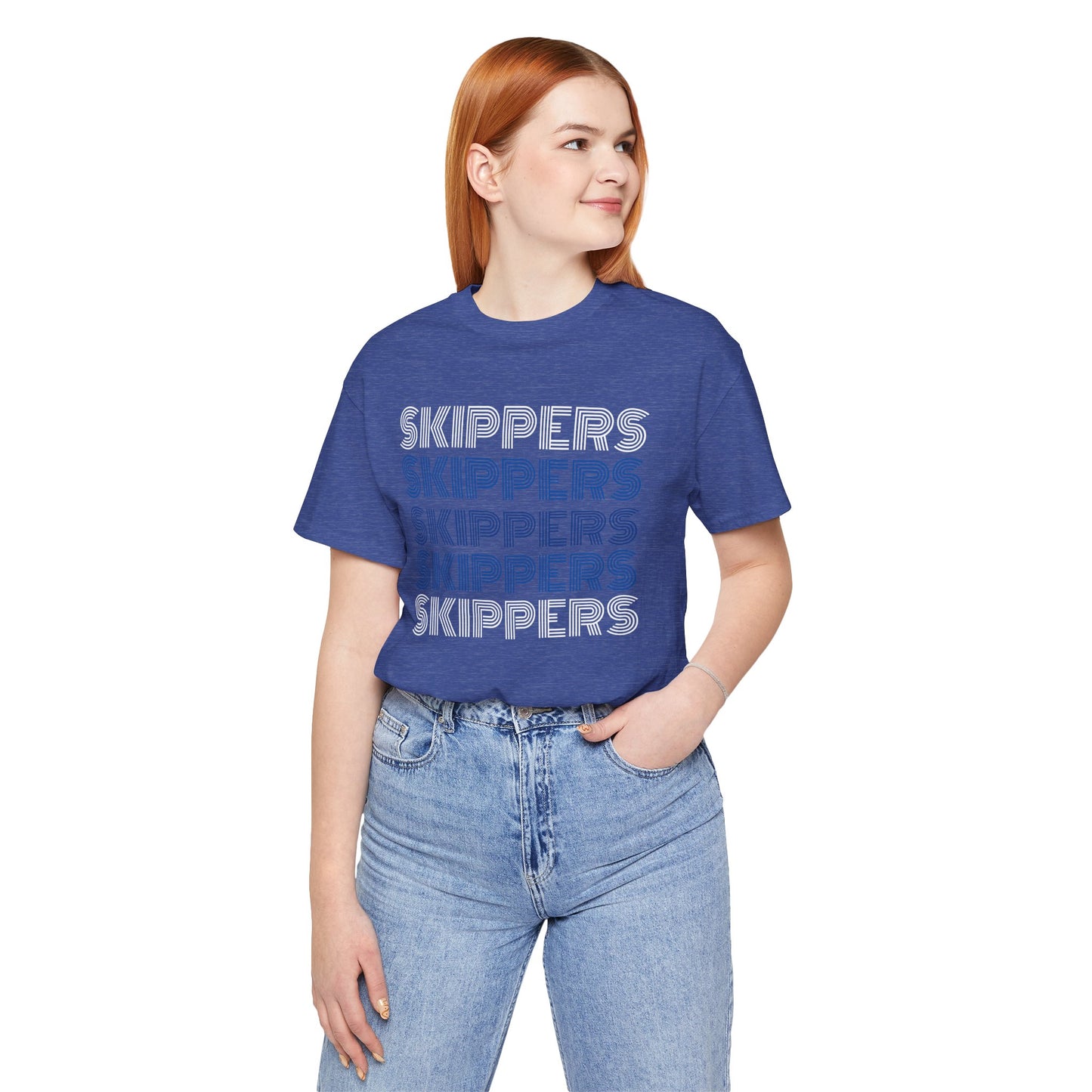 Skippers 5x Line Unisex Jersey Short Sleeve Tee - Multiple Colors