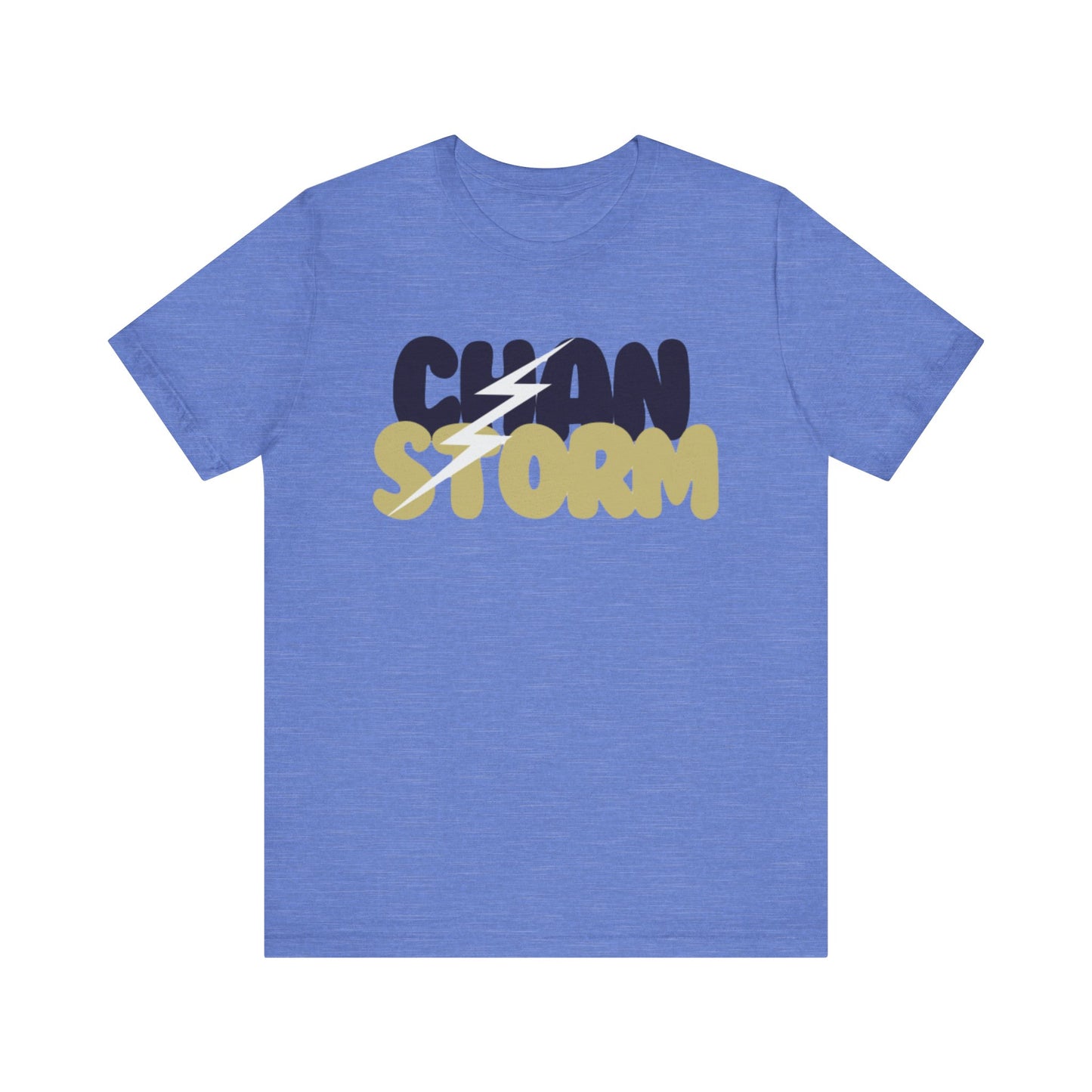 Chan Storm Bubble Letters Unisex Jersey Short Sleeve Tee - Multiple Colors