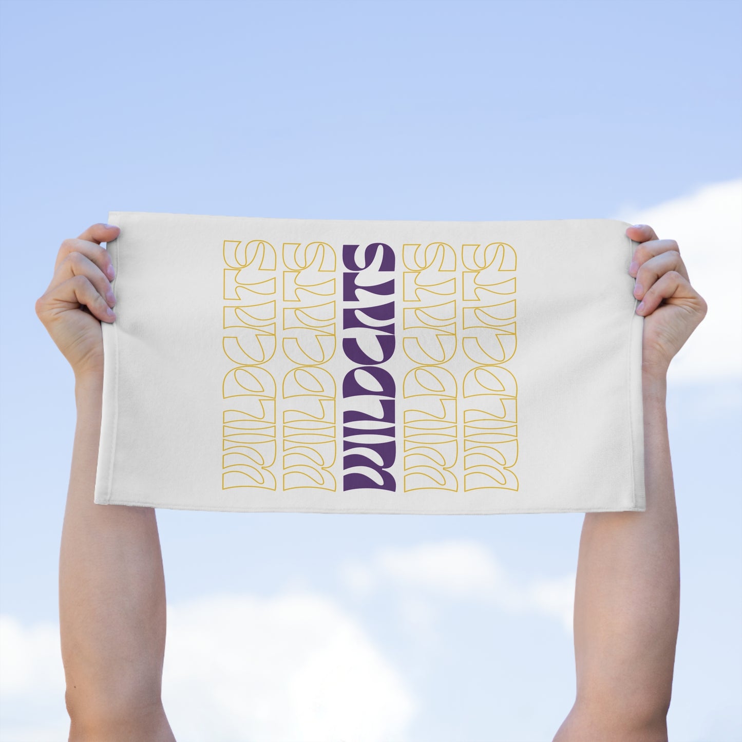 Waconia Wildcats White Rally Towel, 11x18