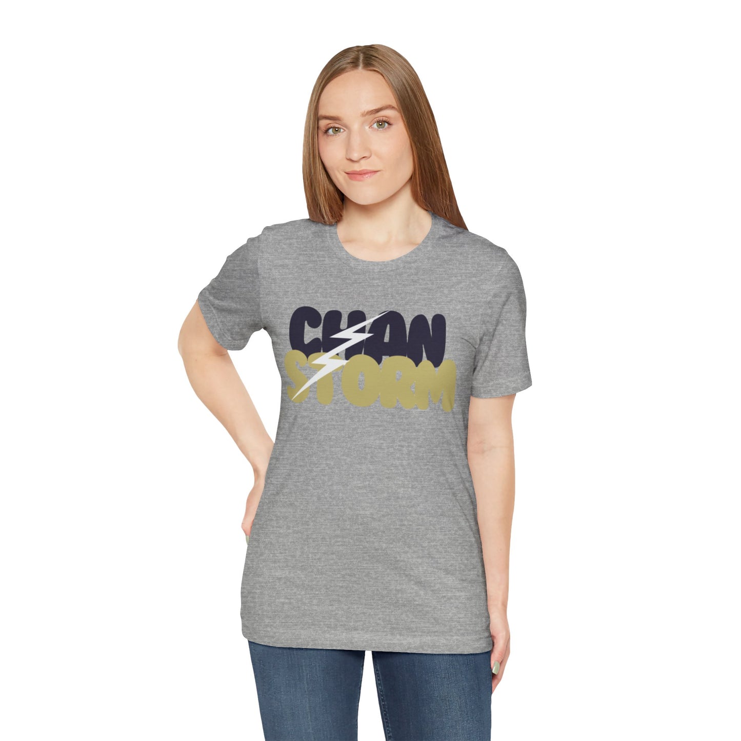 Chan Storm Bubble Letters Unisex Jersey Short Sleeve Tee - Multiple Colors