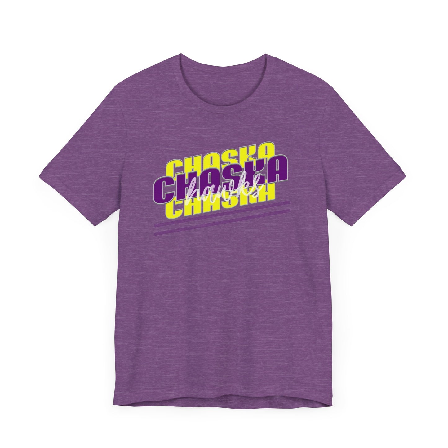 Chaska Hawks Unisex Jersey Short Sleeve Tee - Multiple Colors