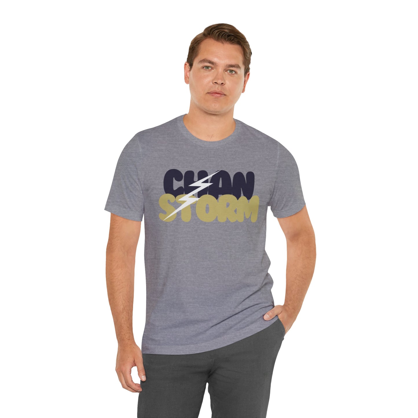 Chan Storm Bubble Letters Unisex Jersey Short Sleeve Tee - Multiple Colors