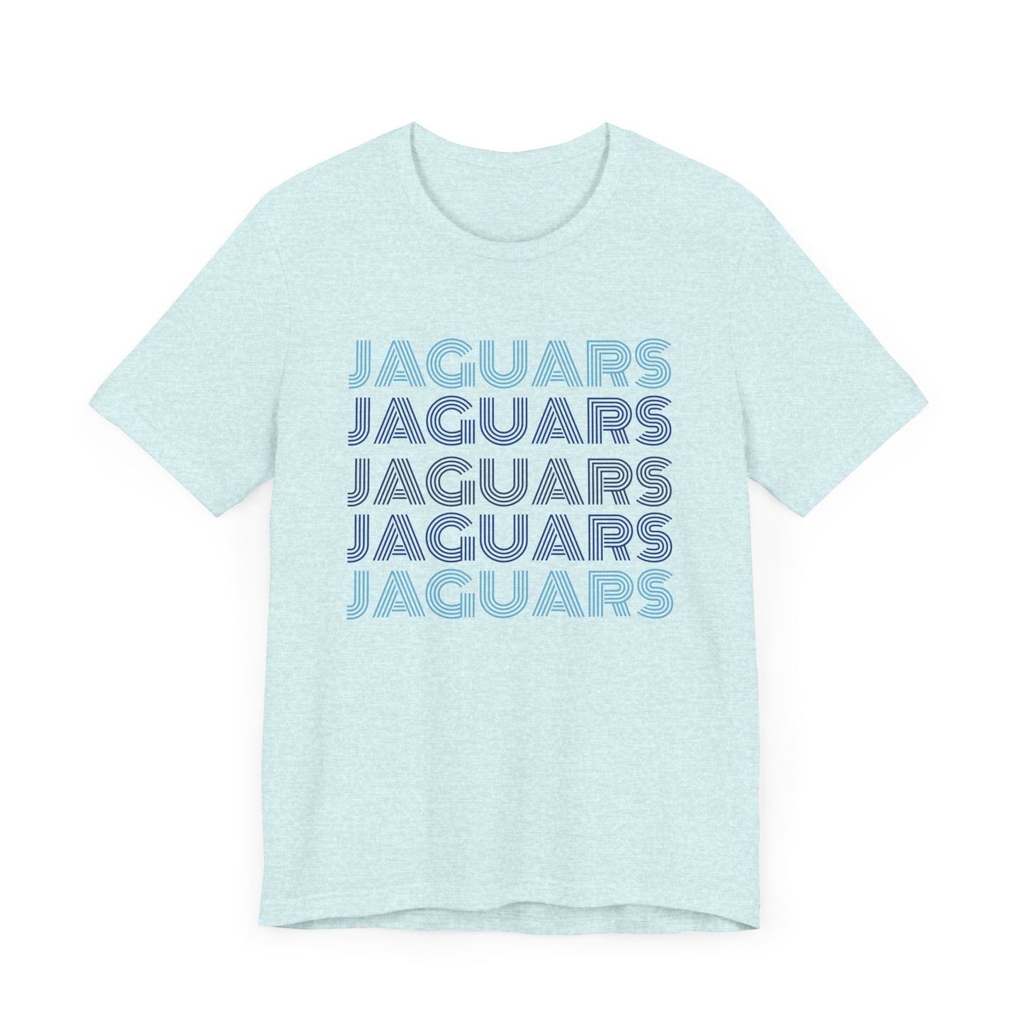 Jaguars 5x Line Unisex Jersey Short Sleeve Tee - Multiple Colors