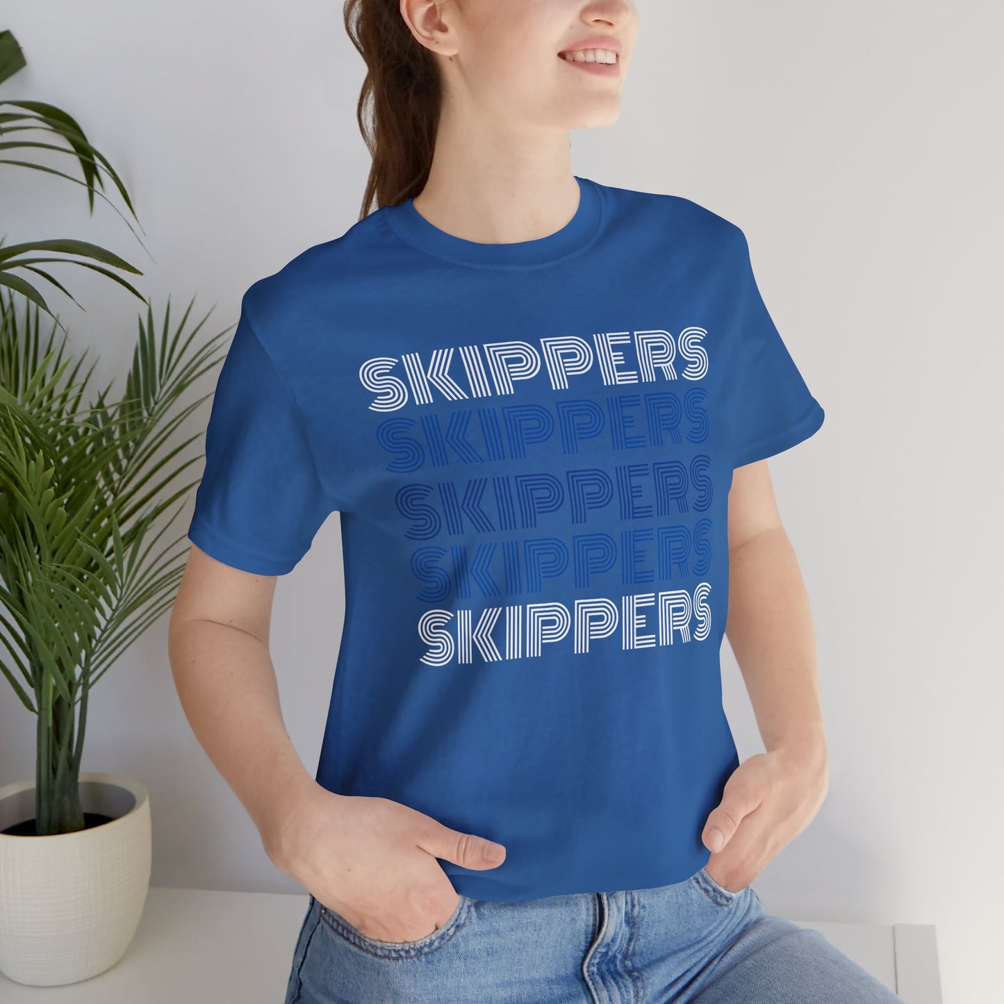 Skippers 5x Line Unisex Jersey Short Sleeve Tee - Multiple Colors