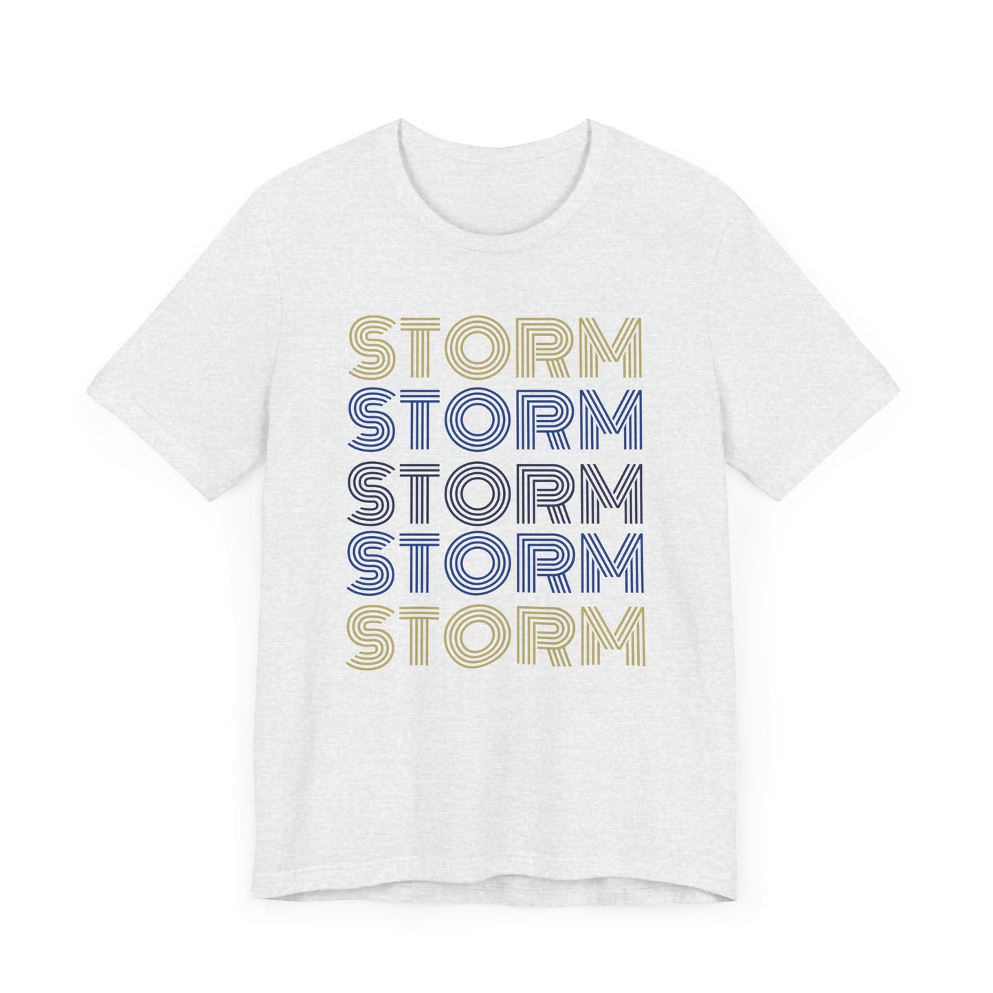 Storm 5x Lines Unisex Jersey Short Sleeve Tee - Multiple Colors