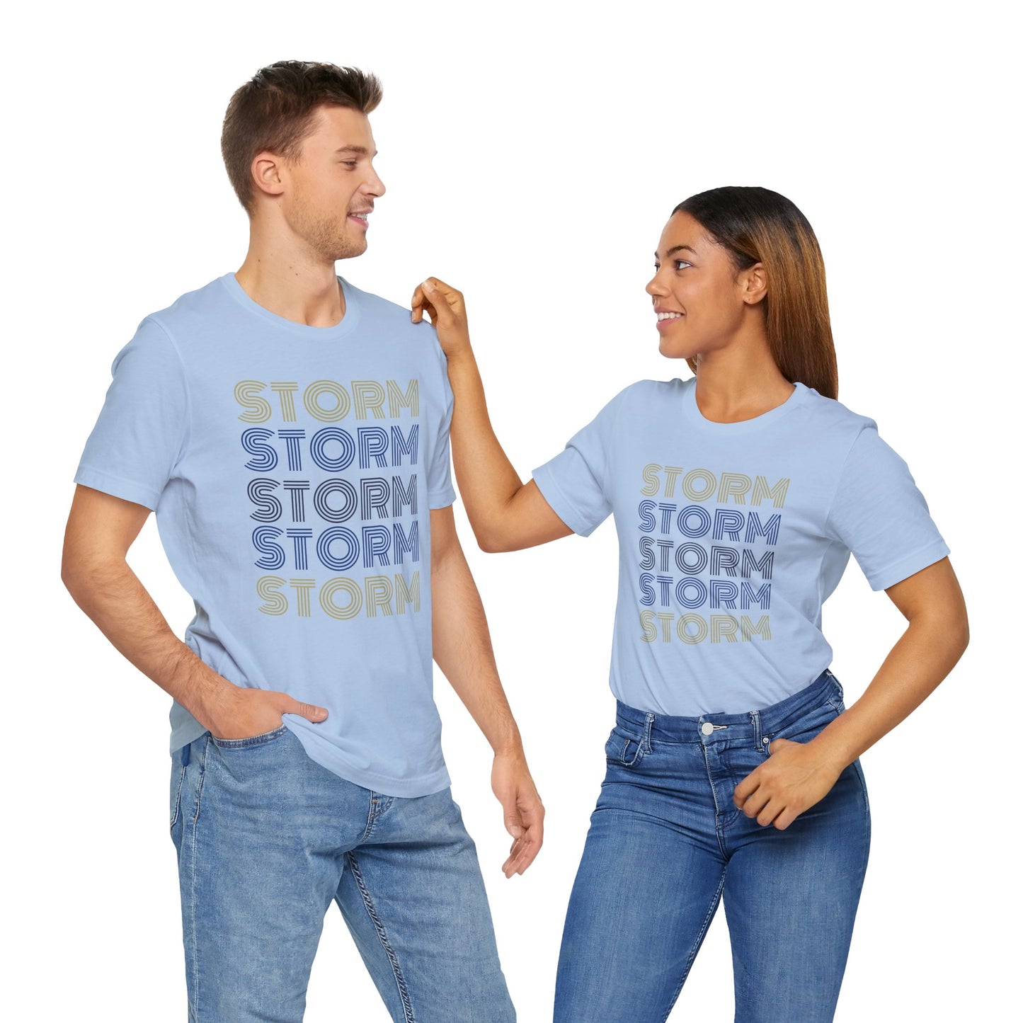 Storm 5x Lines Unisex Jersey Short Sleeve Tee - Multiple Colors