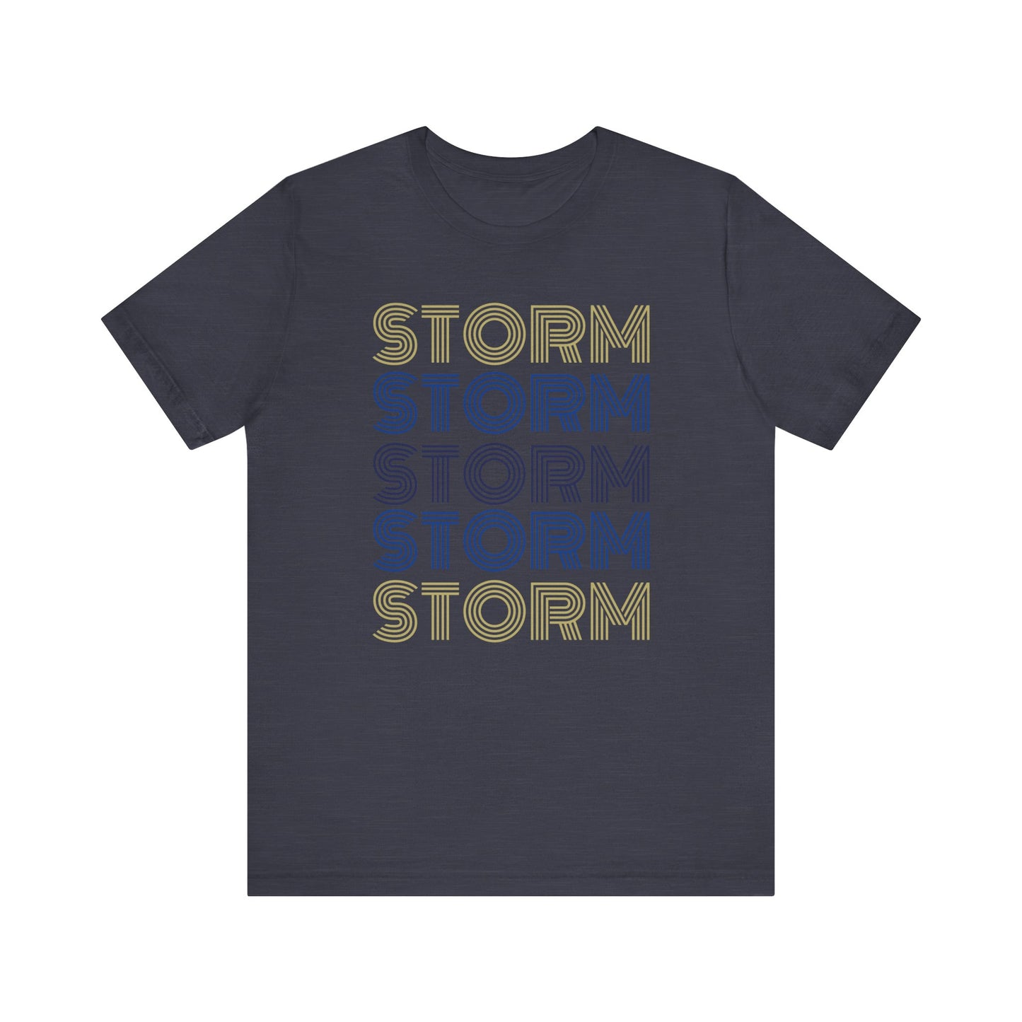 Storm 5x Lines Unisex Jersey Short Sleeve Tee - Multiple Colors