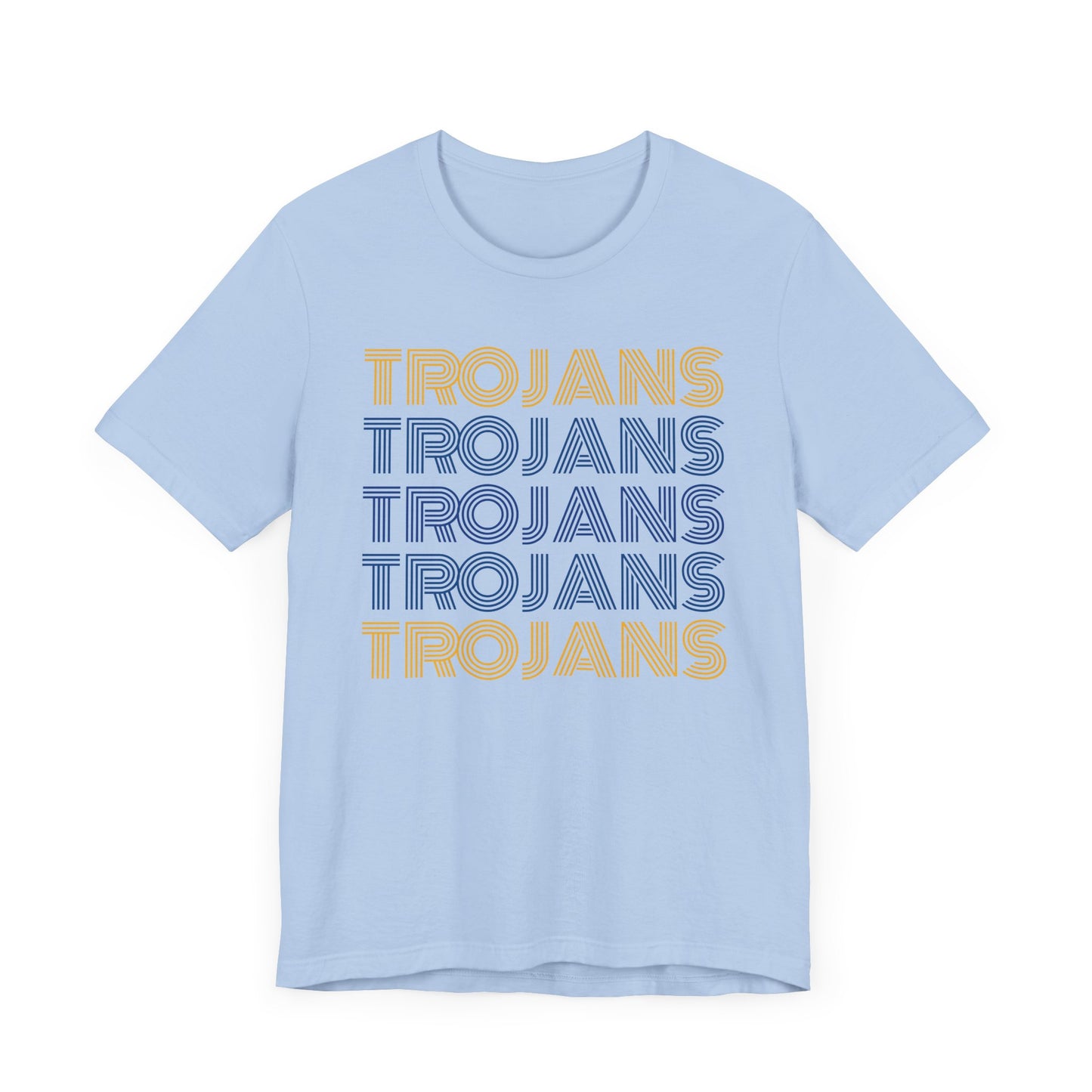 Trojans 5x Line Unisex Jersey Short Sleeve Tee - Multiple Colors