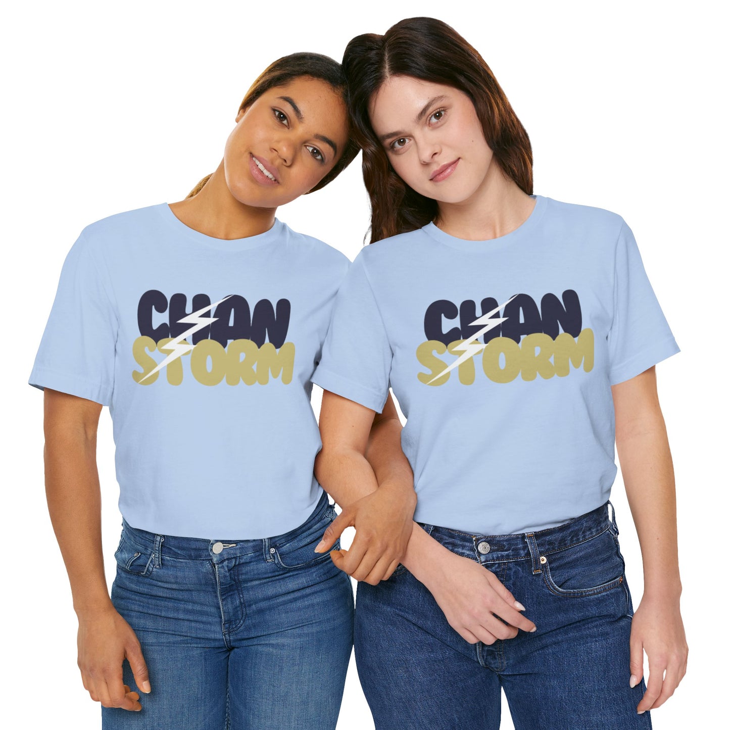 Chan Storm Bubble Letters Unisex Jersey Short Sleeve Tee - Multiple Colors