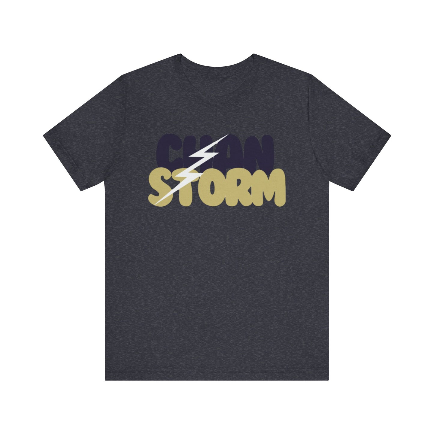 Chan Storm Bubble Letters Unisex Jersey Short Sleeve Tee - Multiple Colors