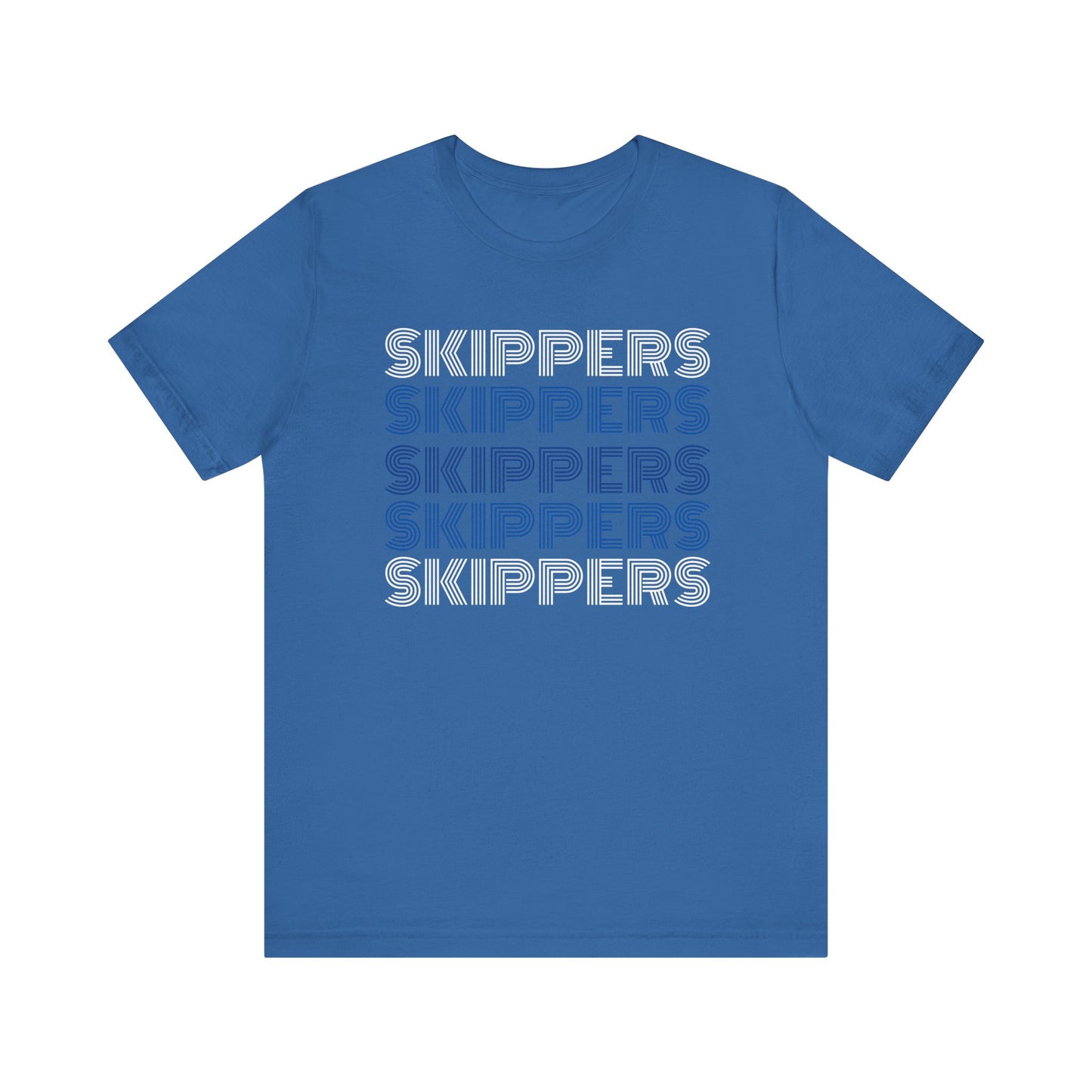 Skippers 5x Line Unisex Jersey Short Sleeve Tee - Multiple Colors