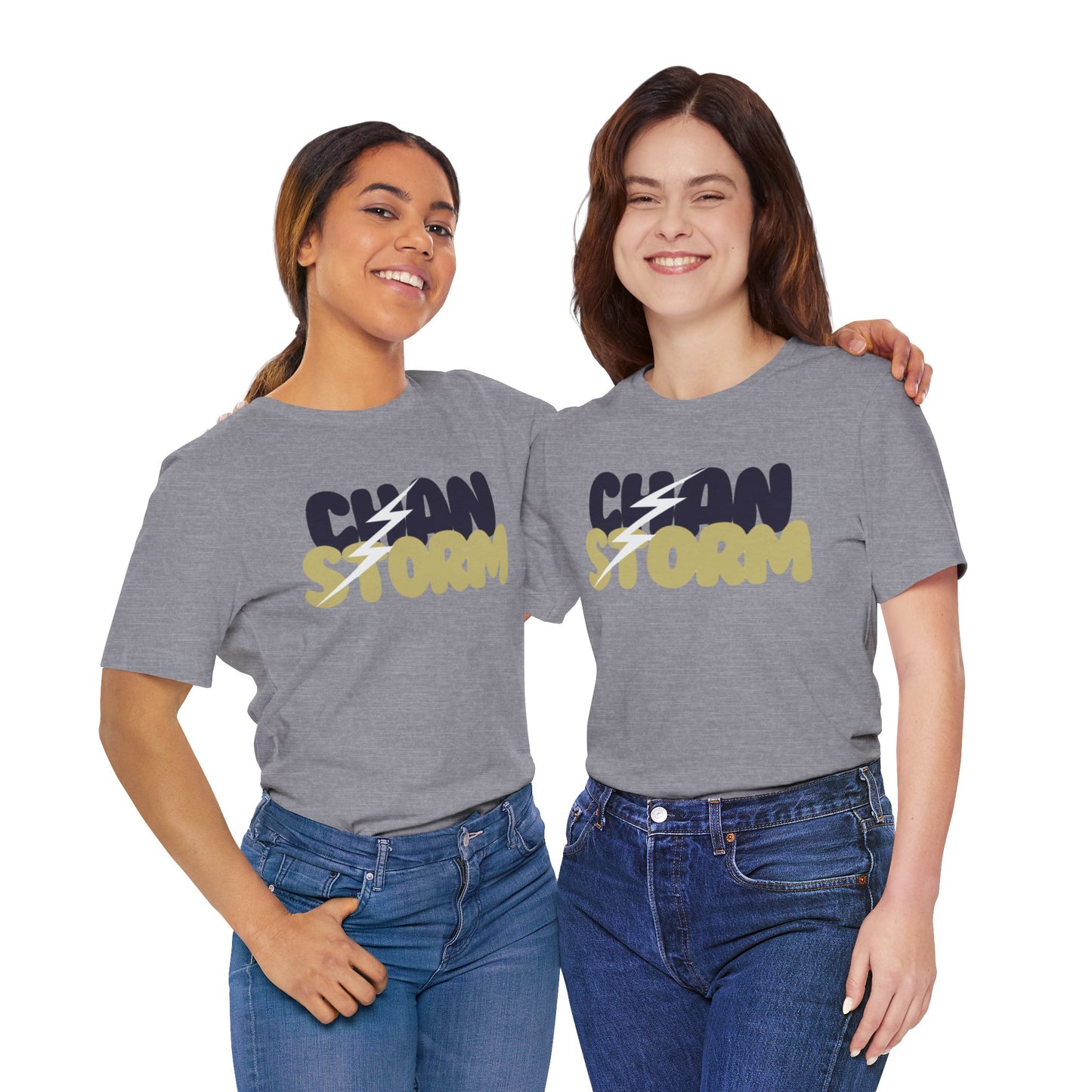 Chan Storm Bubble Letters Unisex Jersey Short Sleeve Tee - Multiple Colors