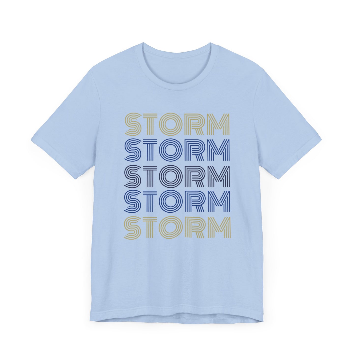 Storm 5x Lines Unisex Jersey Short Sleeve Tee - Multiple Colors