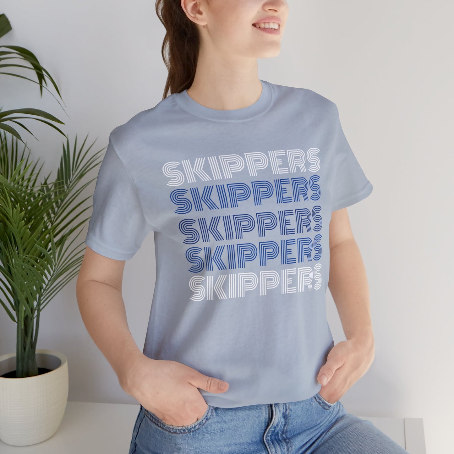 Skippers 5x Line Unisex Jersey Short Sleeve Tee - Multiple Colors