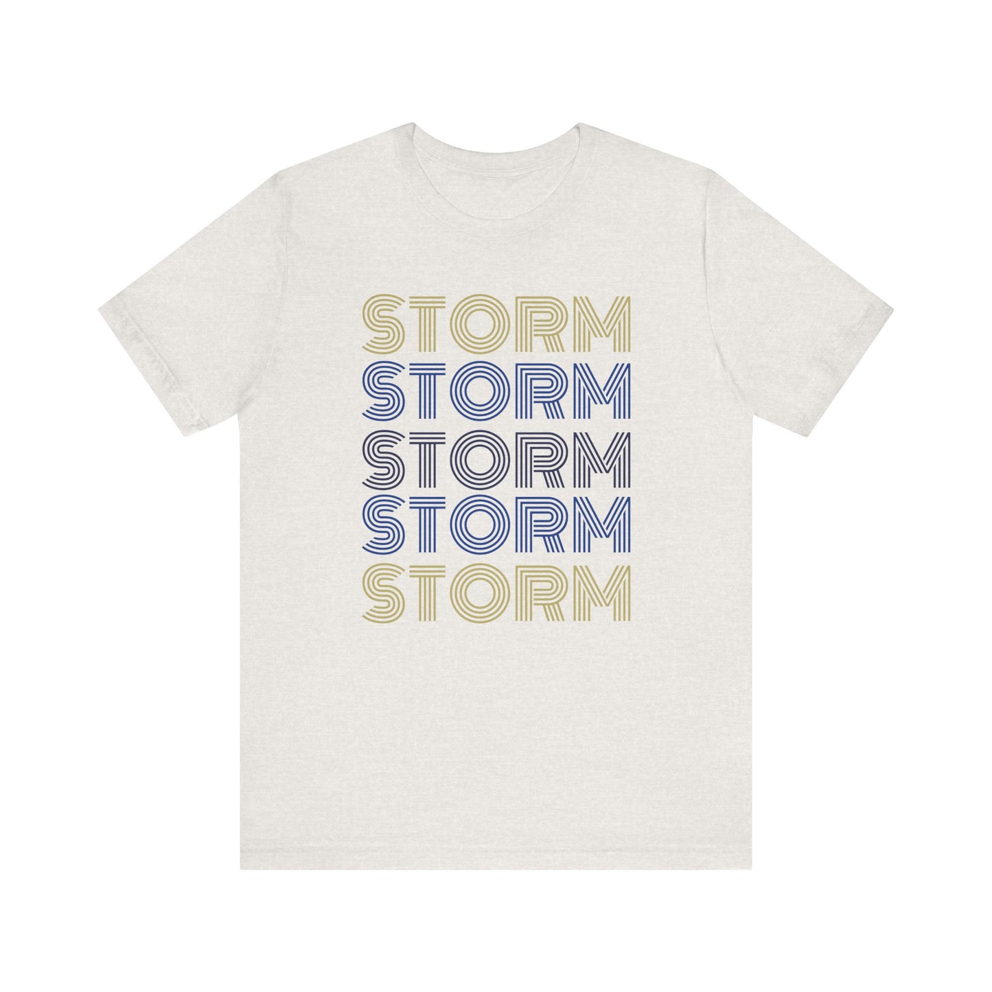 Storm 5x Lines Unisex Jersey Short Sleeve Tee - Multiple Colors