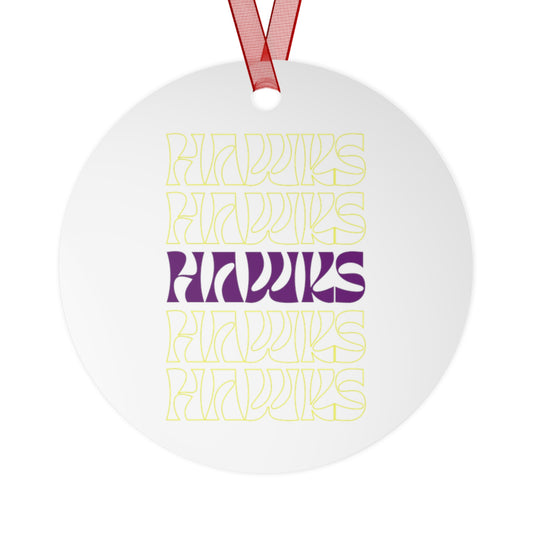 Chaska Hawks 2024 Metal Ornament