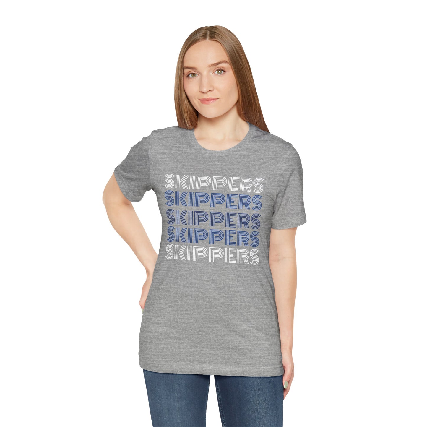 Skippers 5x Line Unisex Jersey Short Sleeve Tee - Multiple Colors