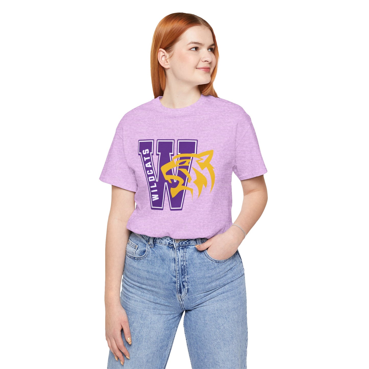 Wildcats Monogram Unisex Jersey Short Sleeve Tee - Multiple Colors