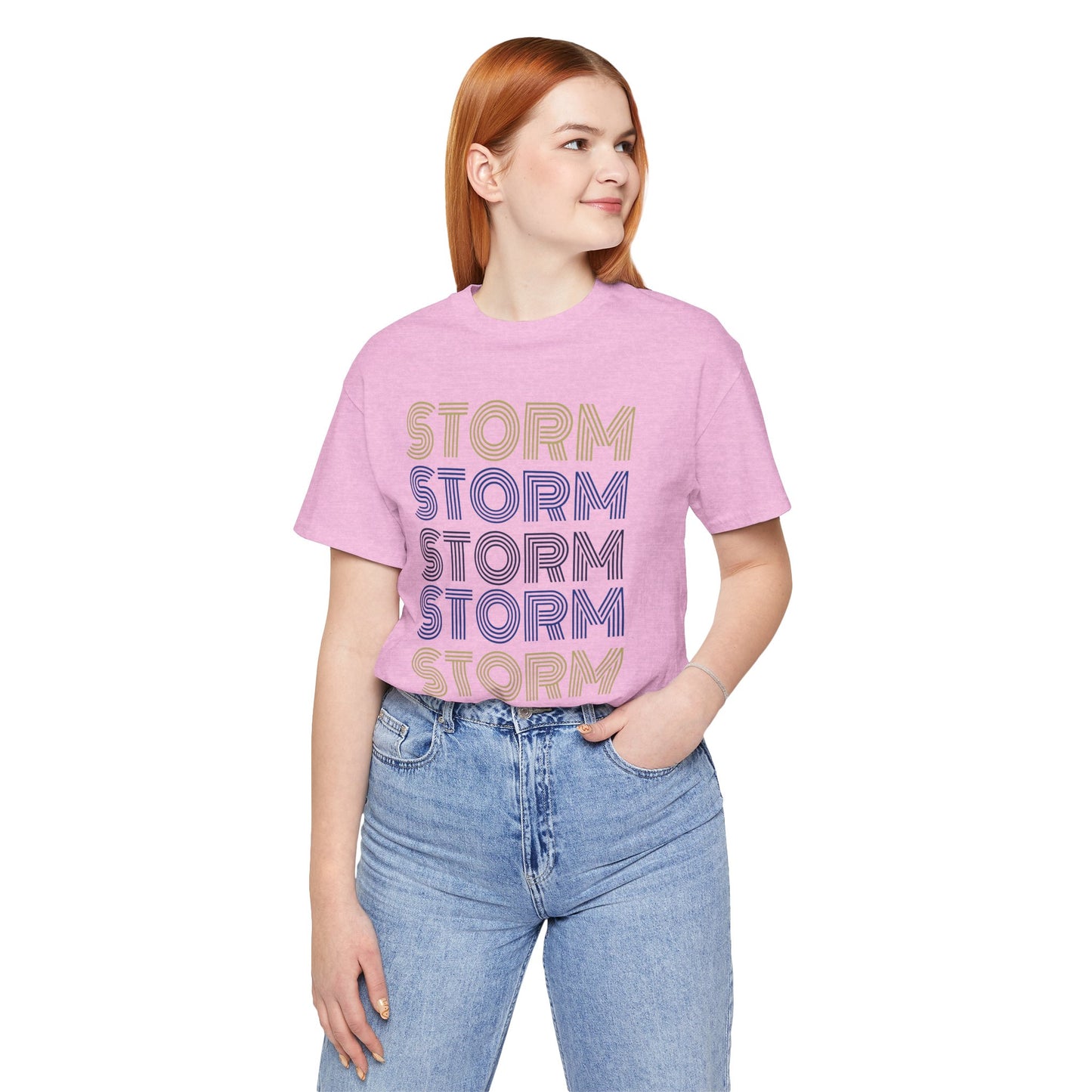 Storm 5x Lines Unisex Jersey Short Sleeve Tee - Multiple Colors