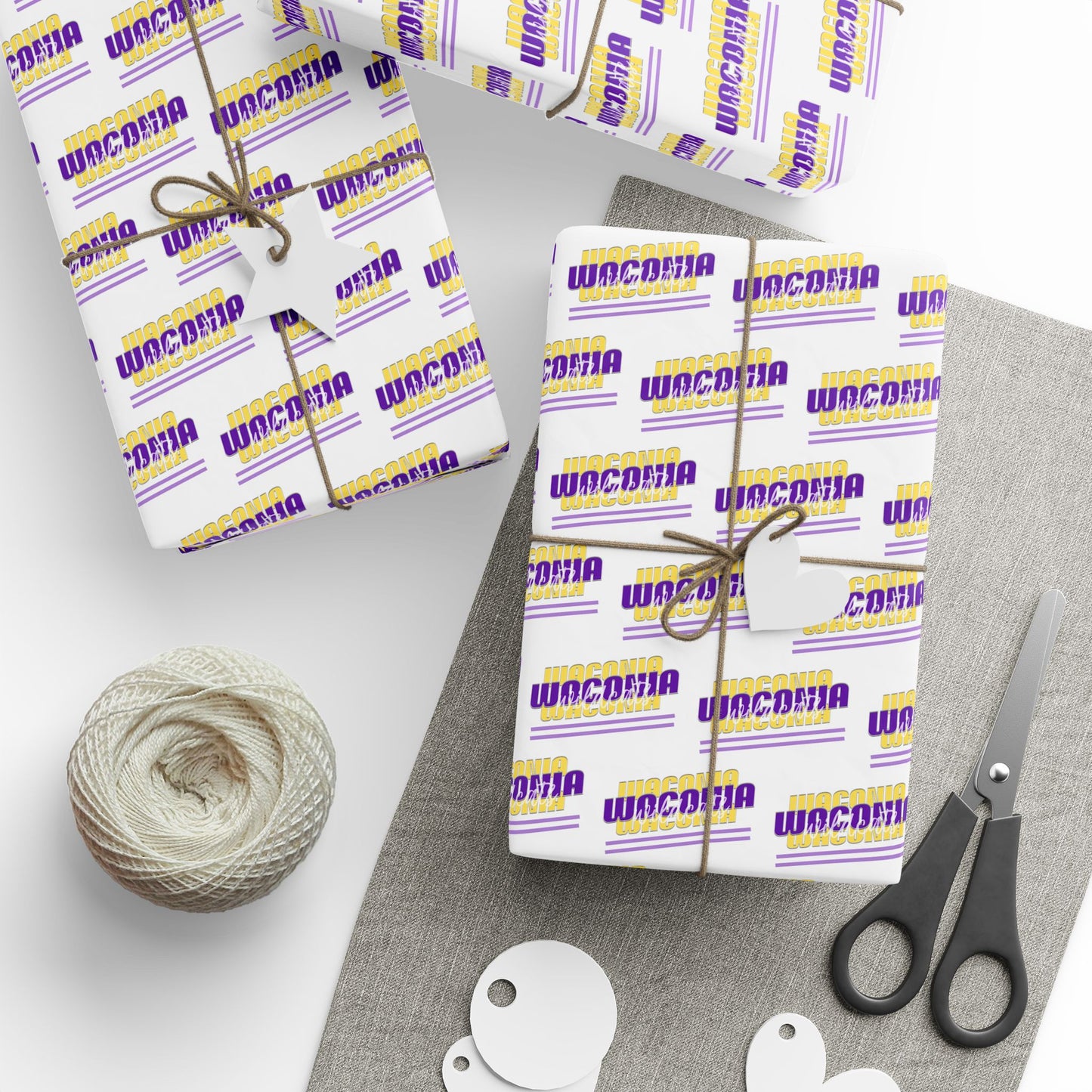 Waconia Wildcats Wrapping Paper - White