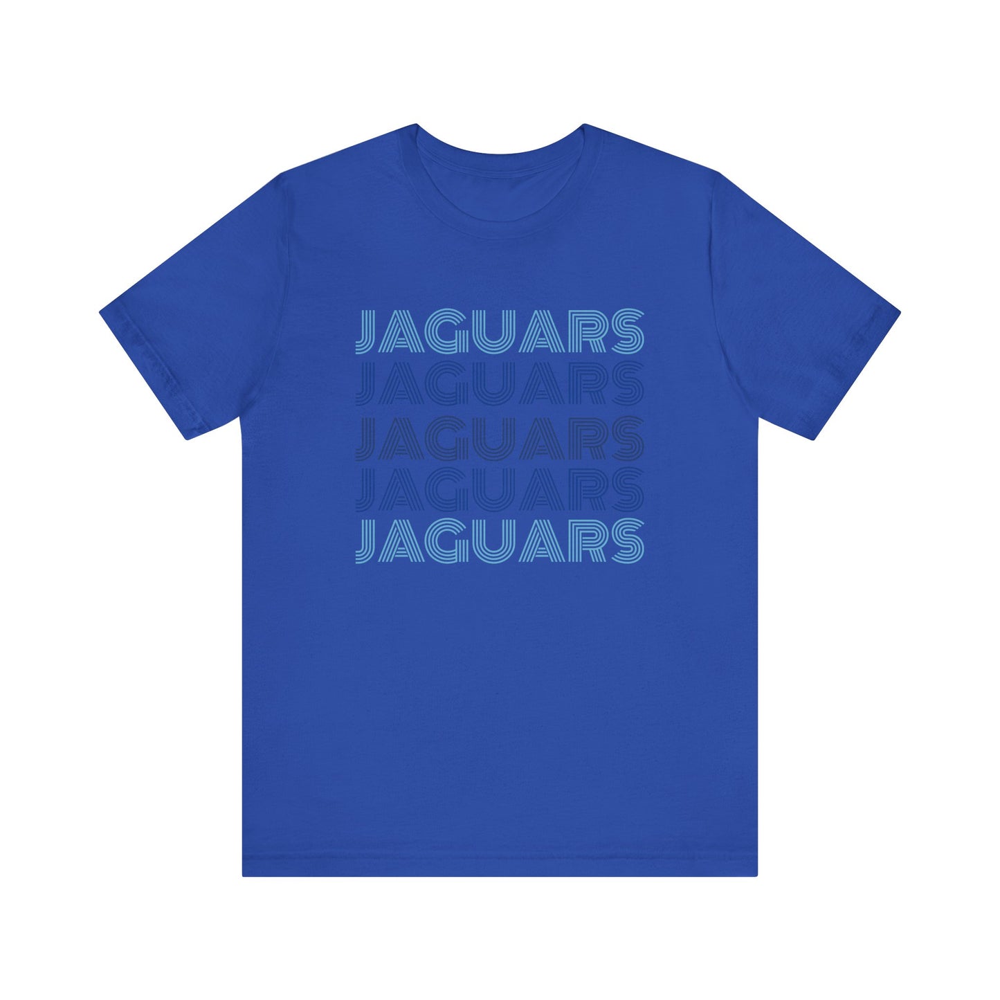 Jaguars 5x Line Unisex Jersey Short Sleeve Tee - Multiple Colors