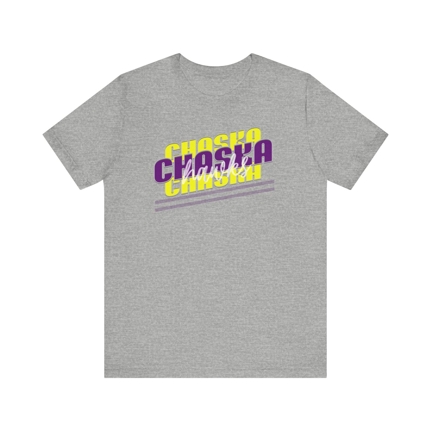 Chaska Hawks Unisex Jersey Short Sleeve Tee - Multiple Colors