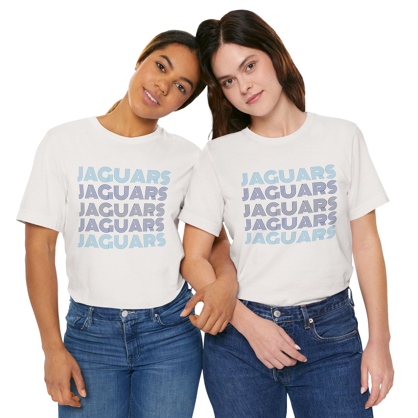 Jaguars 5x Line Unisex Jersey Short Sleeve Tee - Multiple Colors