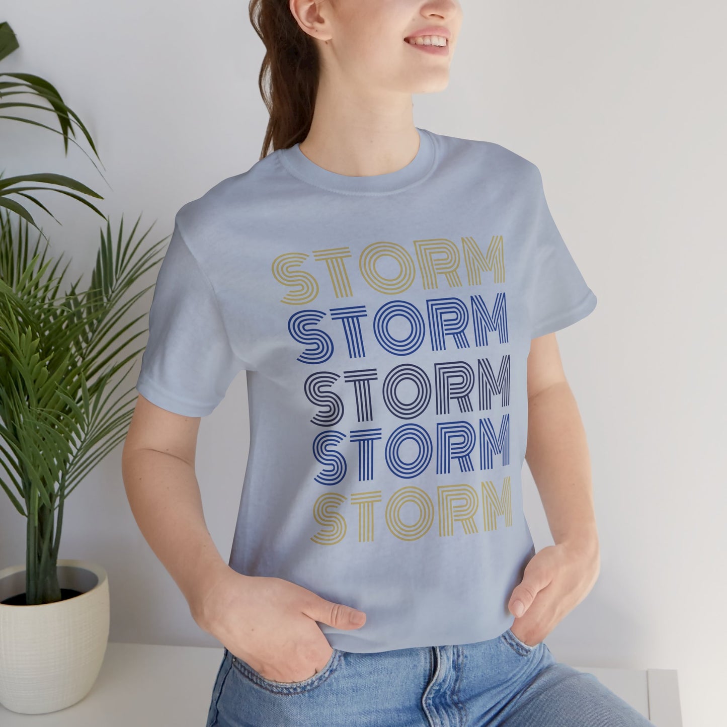 Storm 5x Lines Unisex Jersey Short Sleeve Tee - Multiple Colors