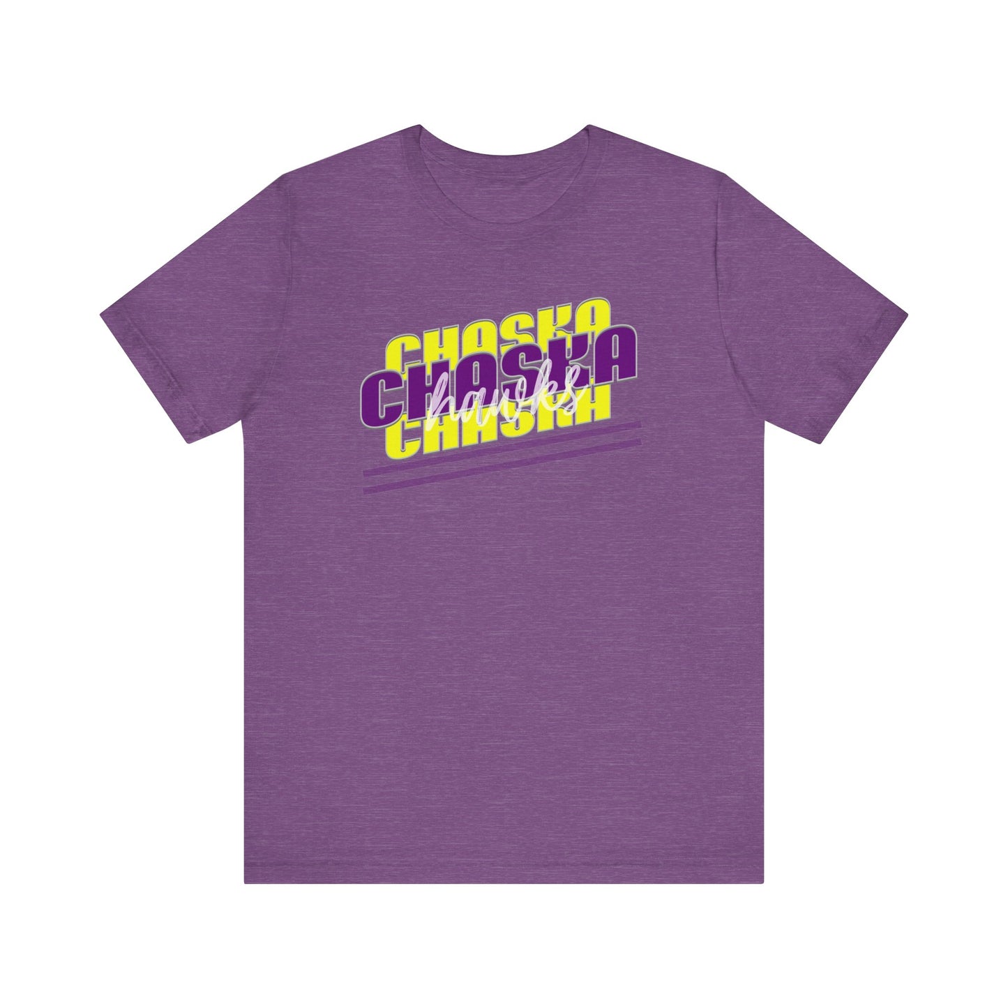 Chaska Hawks Unisex Jersey Short Sleeve Tee - Multiple Colors