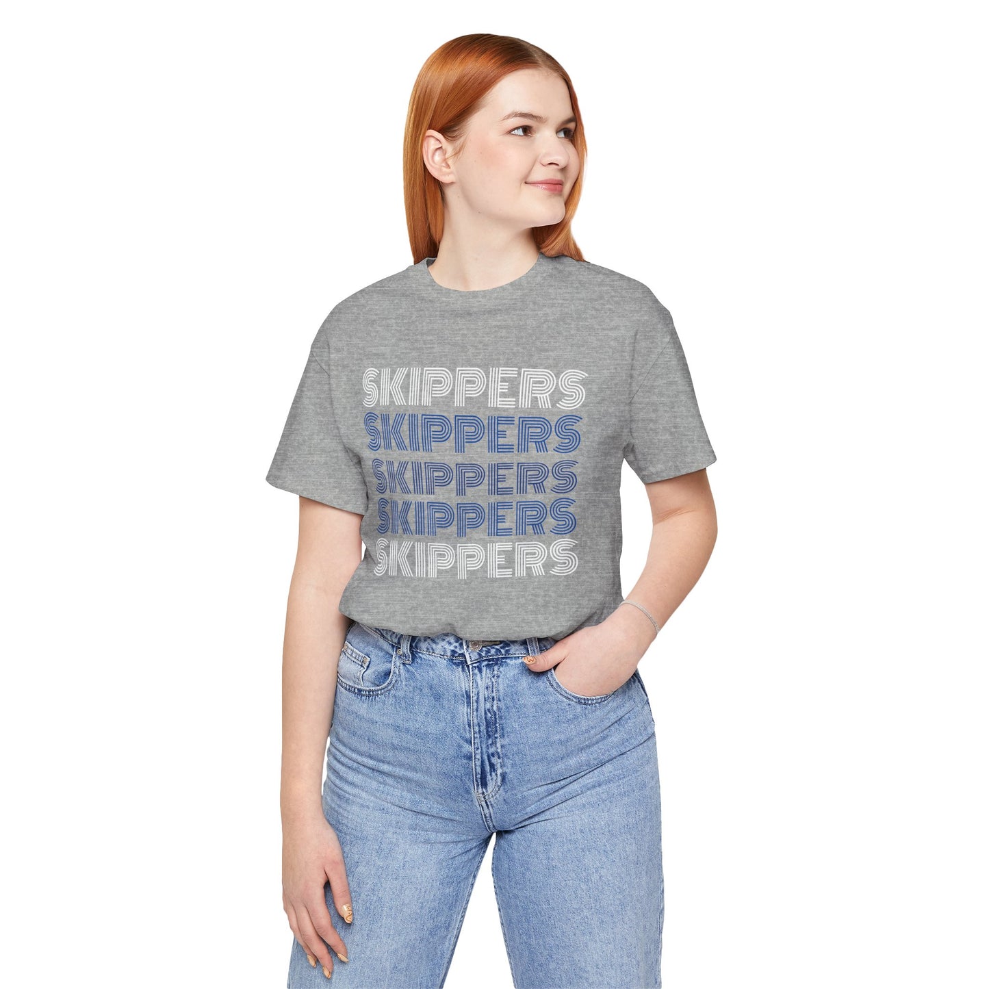 Skippers 5x Line Unisex Jersey Short Sleeve Tee - Multiple Colors