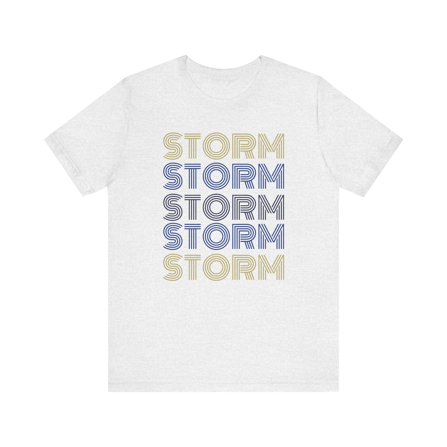 Storm 5x Lines Unisex Jersey Short Sleeve Tee - Multiple Colors