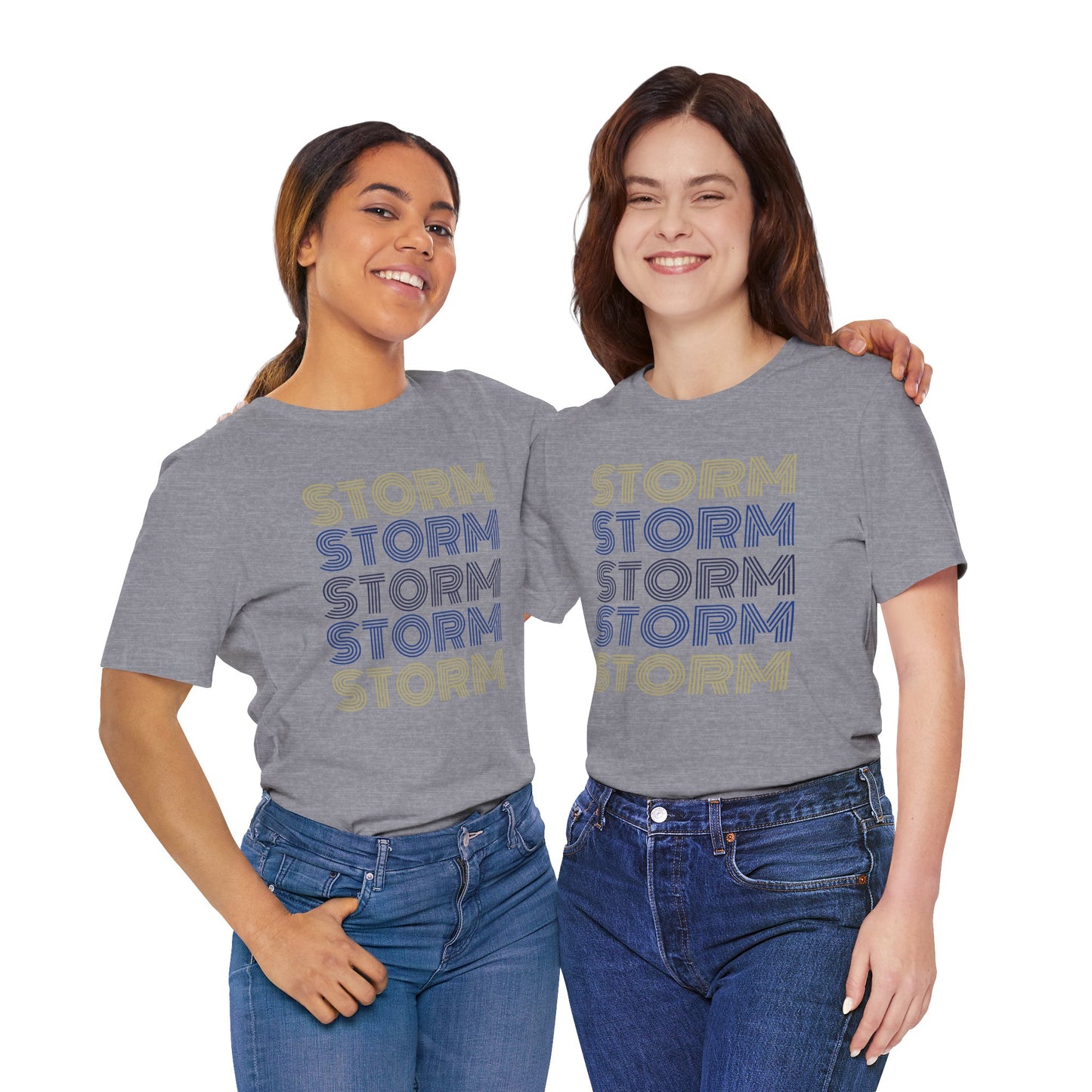 Storm 5x Lines Unisex Jersey Short Sleeve Tee - Multiple Colors