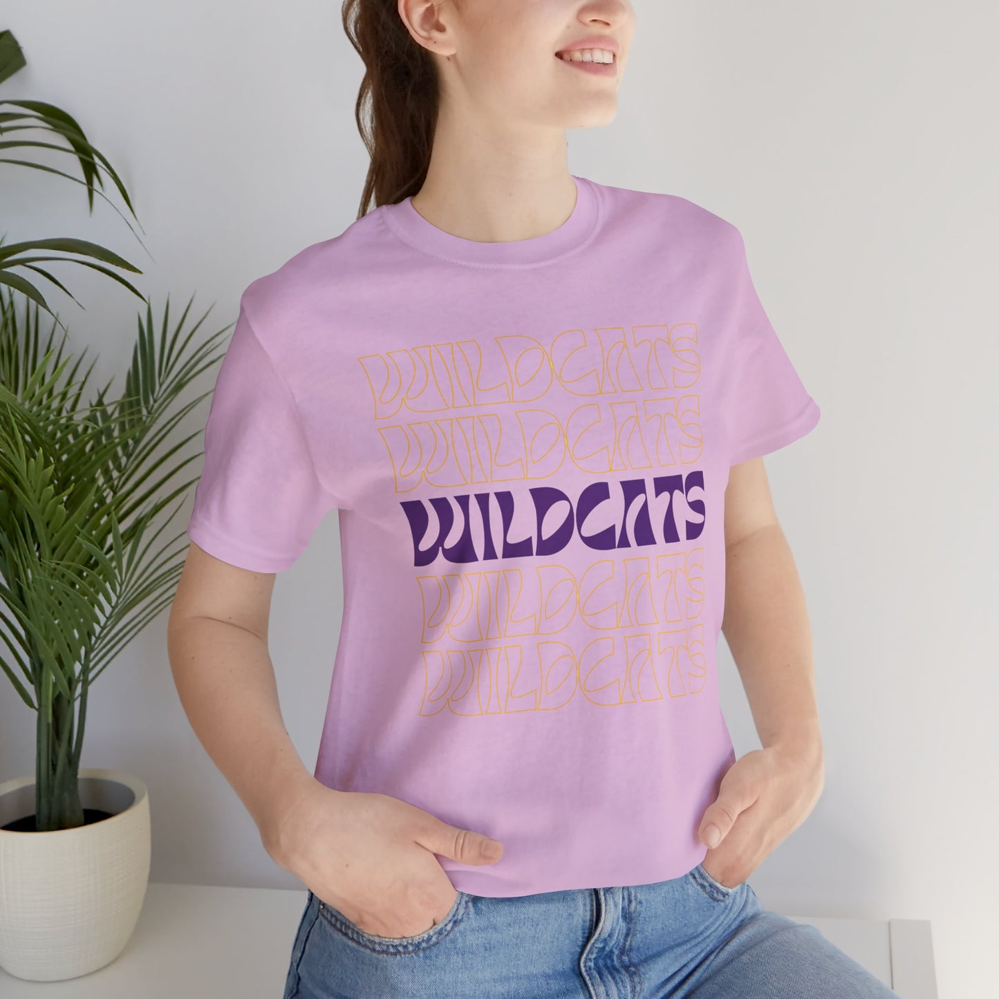 Wildcats 5up Unisex Jersey Short Sleeve Tee - Multiple Colors