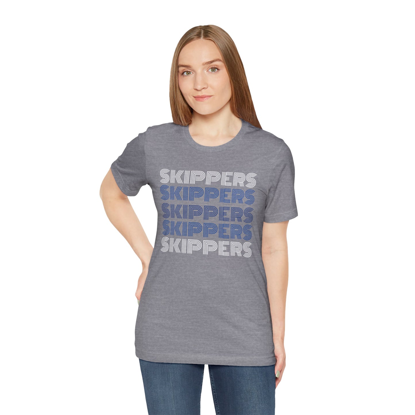 Skippers 5x Line Unisex Jersey Short Sleeve Tee - Multiple Colors