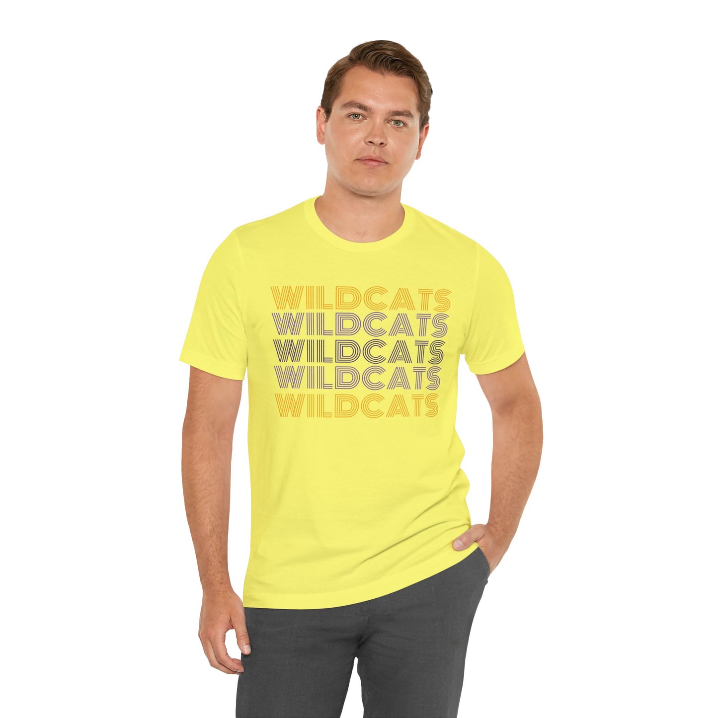 Wildcats 5x Lines Unisex Jersey Short Sleeve Tee - Multiple Colors