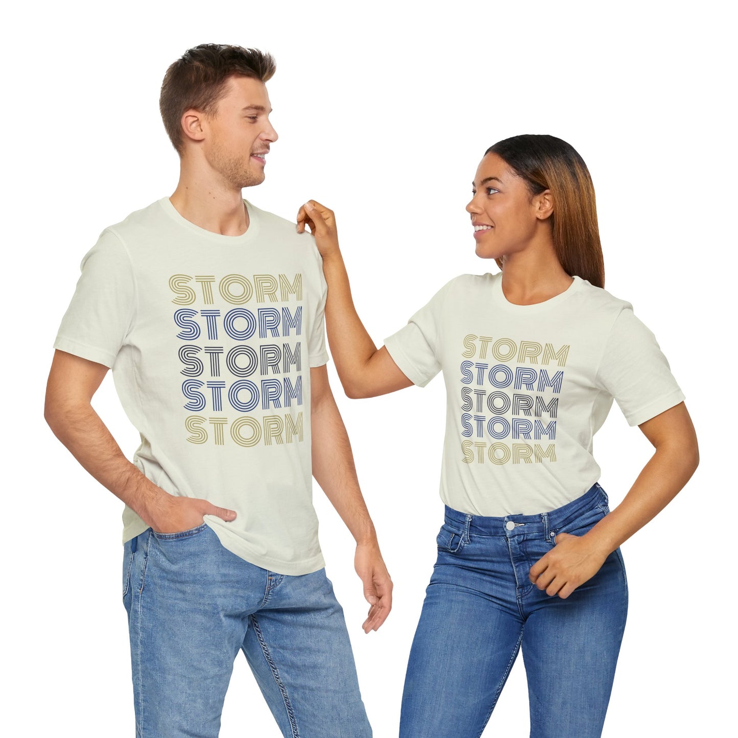 Storm 5x Lines Unisex Jersey Short Sleeve Tee - Multiple Colors