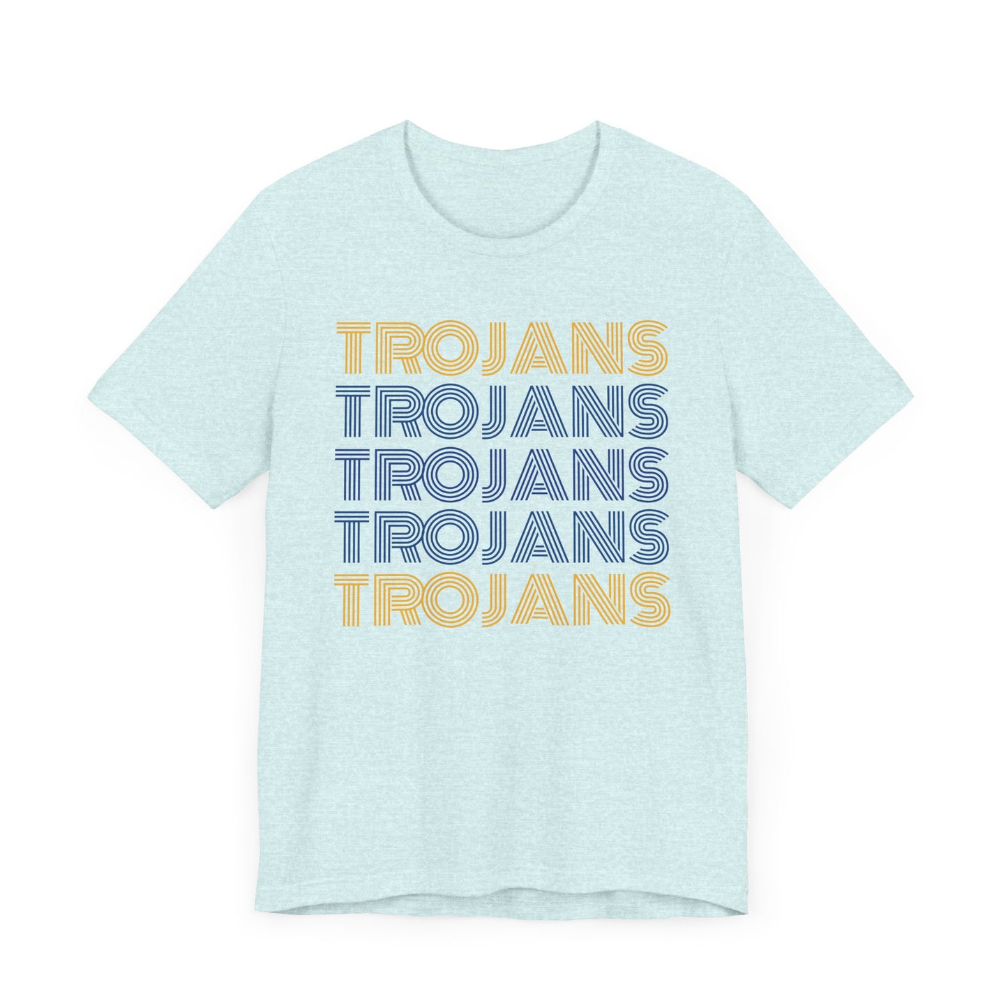 Trojans 5x Line Unisex Jersey Short Sleeve Tee - Multiple Colors