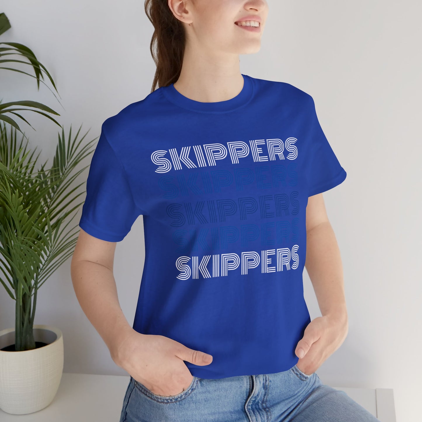 Skippers 5x Line Unisex Jersey Short Sleeve Tee - Multiple Colors