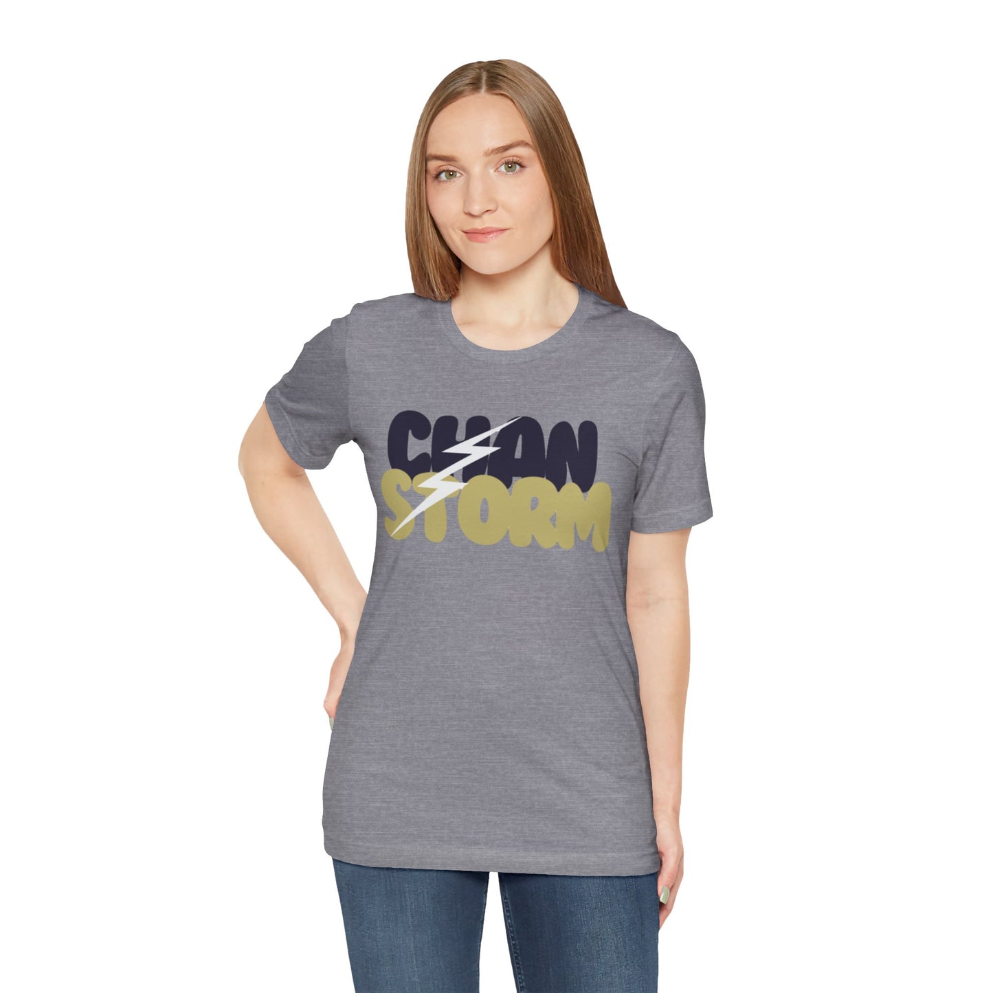 Chan Storm Bubble Letters Unisex Jersey Short Sleeve Tee - Multiple Colors