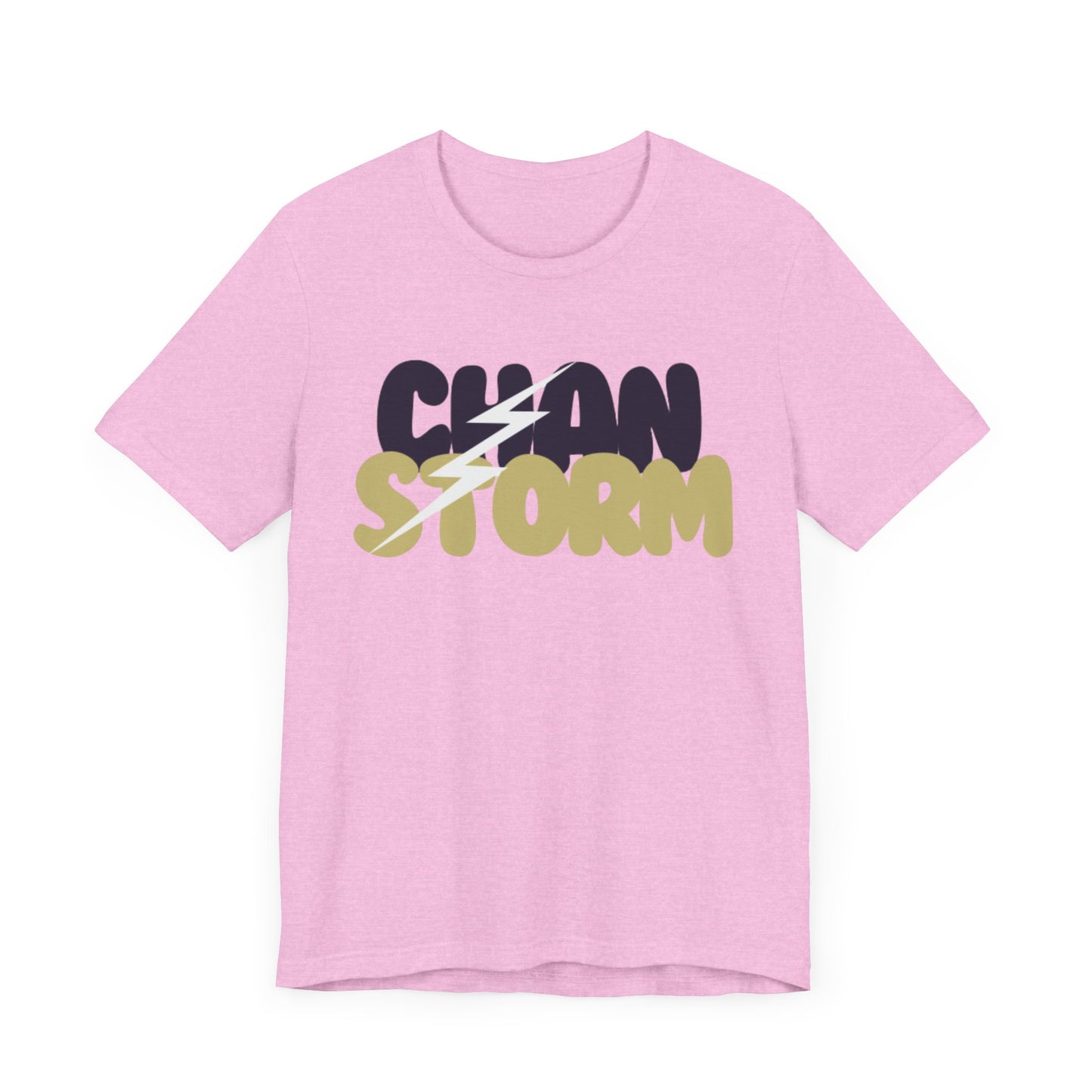 Chan Storm Bubble Letters Unisex Jersey Short Sleeve Tee - Multiple Colors