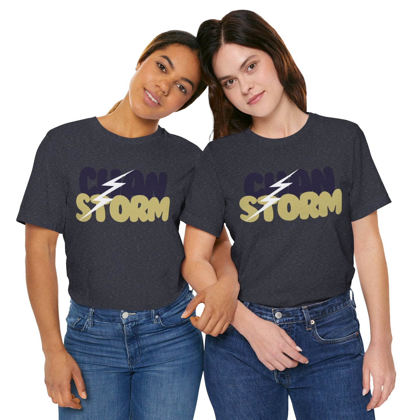 Chan Storm Bubble Letters Unisex Jersey Short Sleeve Tee - Multiple Colors