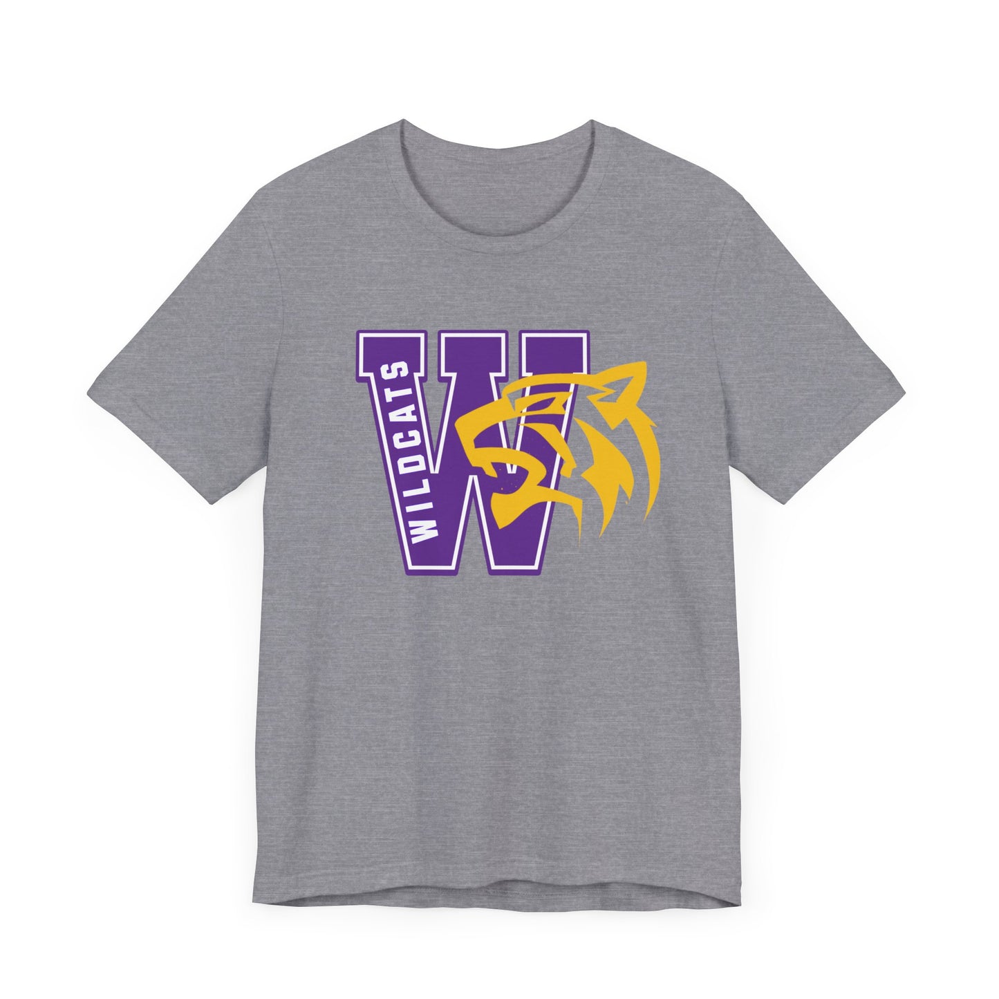 Wildcats Monogram Unisex Jersey Short Sleeve Tee - Multiple Colors