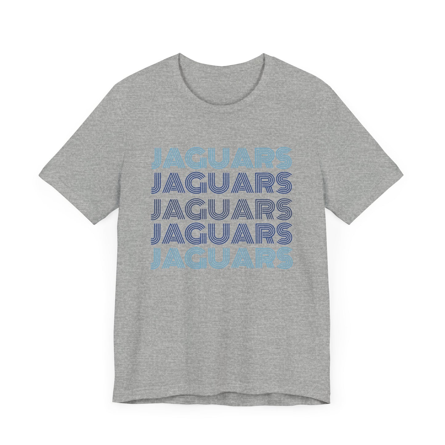 Jaguars 5x Line Unisex Jersey Short Sleeve Tee - Multiple Colors