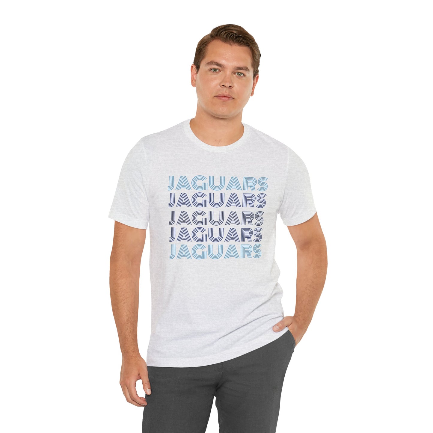 Jaguars 5x Line Unisex Jersey Short Sleeve Tee - Multiple Colors