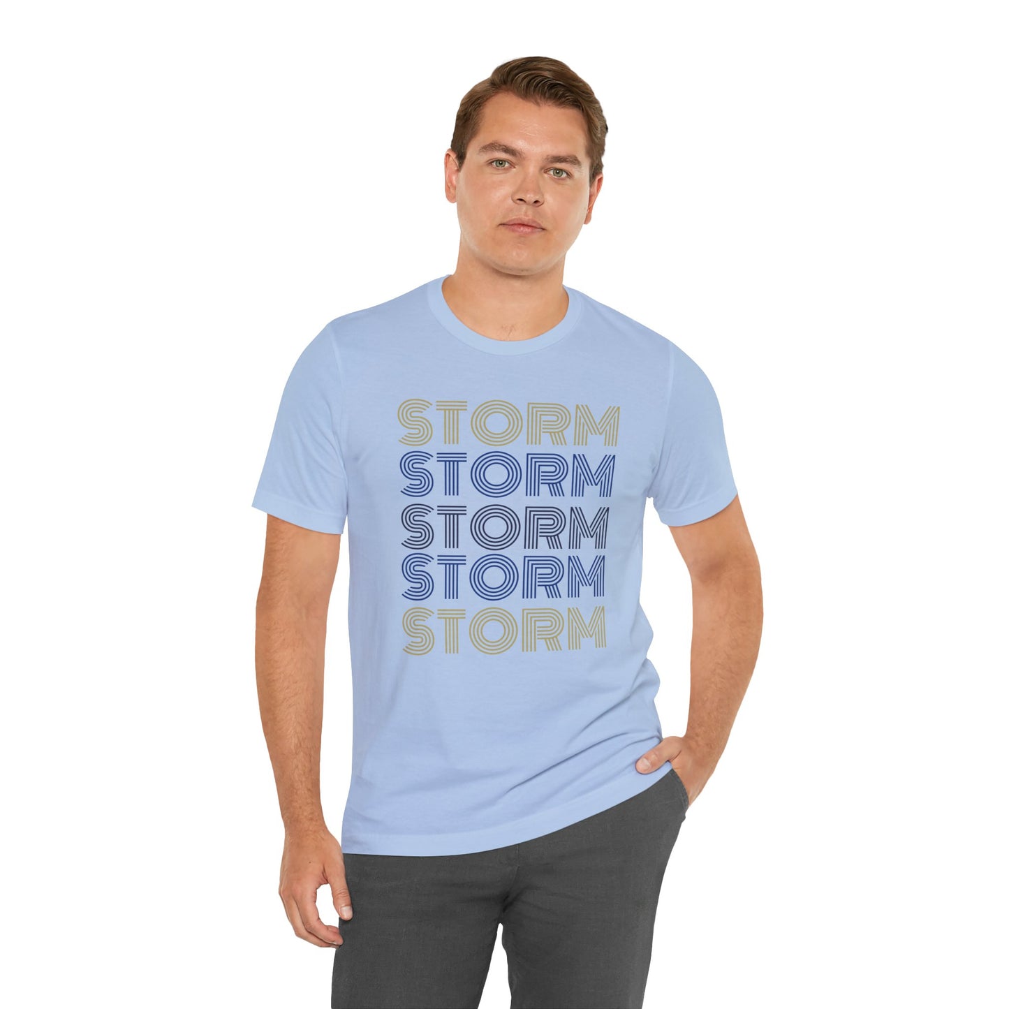 Storm 5x Lines Unisex Jersey Short Sleeve Tee - Multiple Colors