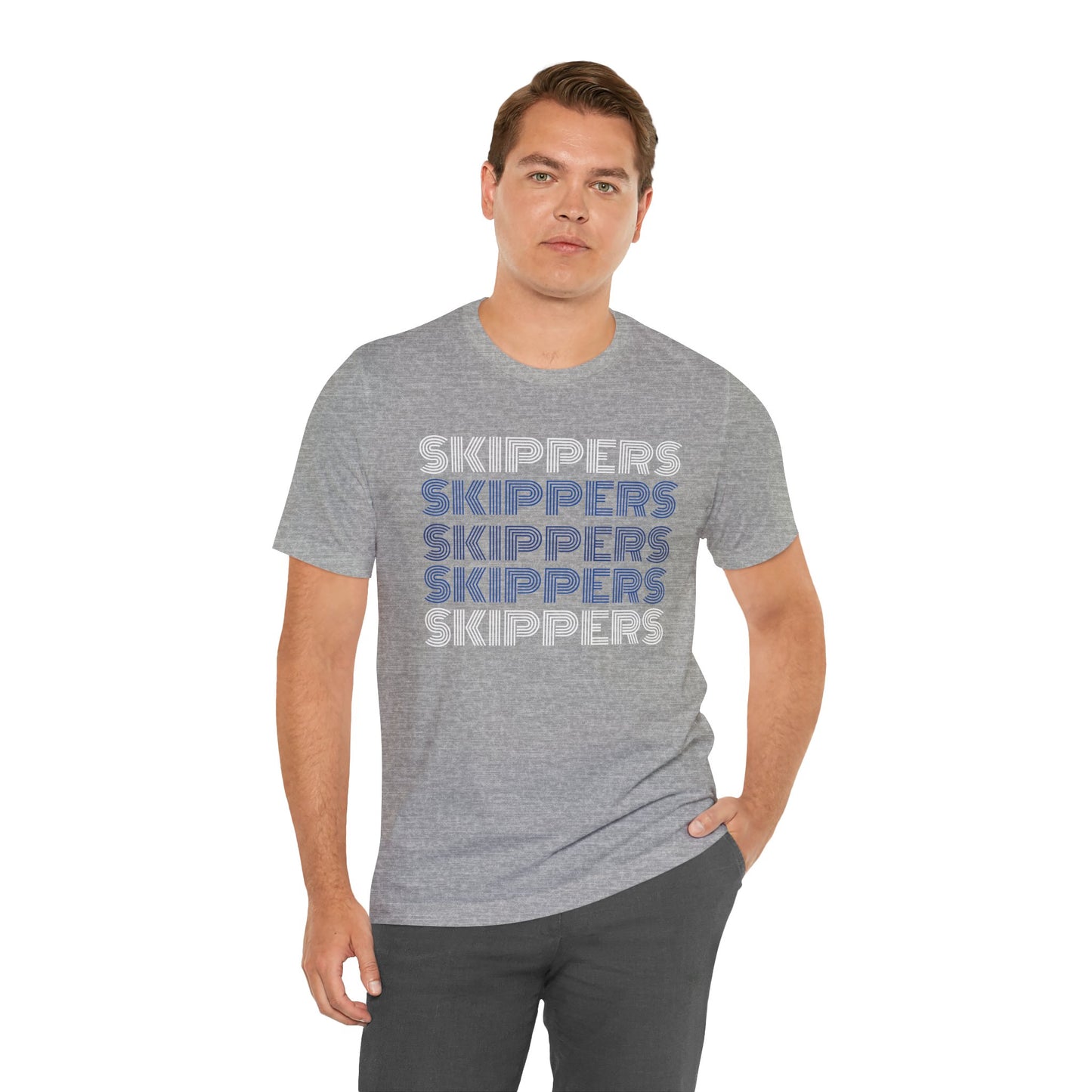 Skippers 5x Line Unisex Jersey Short Sleeve Tee - Multiple Colors