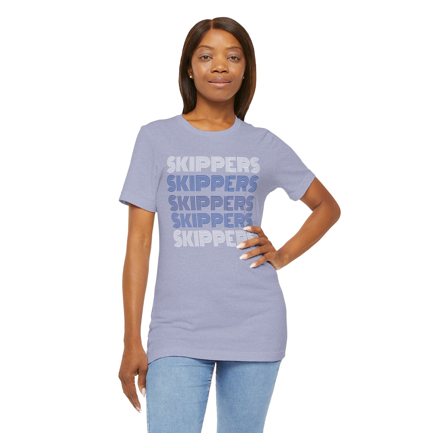 Skippers 5x Line Unisex Jersey Short Sleeve Tee - Multiple Colors